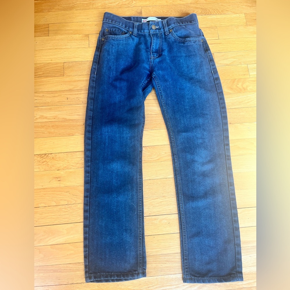 Levi's 511 Blue Straight Jeans Classic Denim Boys size 18 29X29 casual
